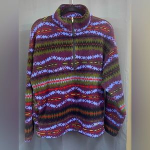 Vintage Patagonia Fall 1994 Aztec Synchilla Fleece Pullover Men's Half Zip